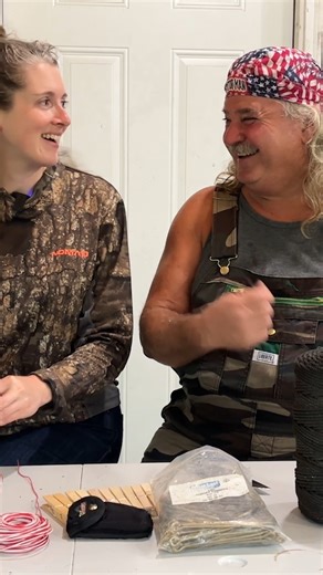 61K views · 3.3K reactions | Tying gator lines with Mr. Bruce! Showing him my method! #alligator #swamppeople #louisiana #reels | Anna The Archer | Facebook