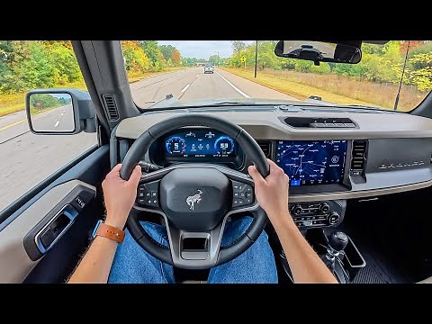 2025 Ford Bronco Big Bend 4-Door Sasquatch 7MT - POV Test Drive (Binaural Audio)