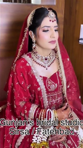 Bold yet graceful, a true Punjabi Bride shines with confidence and royalty.