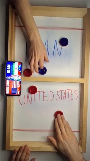 USA vs IRAN | Epic Football Puck Battle! ⚽⚔️🇺🇸🇮🇷