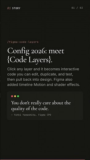 Figma Code Layers: Design Becomes CODE in 1 Click 🎨 #Shorts