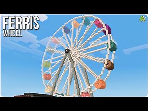 How to make Ferris Wheel In Minecraft | Ferris Tutorial Video | Minecraft | Park 1 Project |