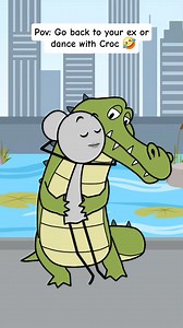 1.9M views · 69K reactions | Go back to your ex or dance with a Croc 藍 #animationmeme #fyp #relationship #humor #viral #comedy #meme #relatable #funny | Darktales Animations | Facebook