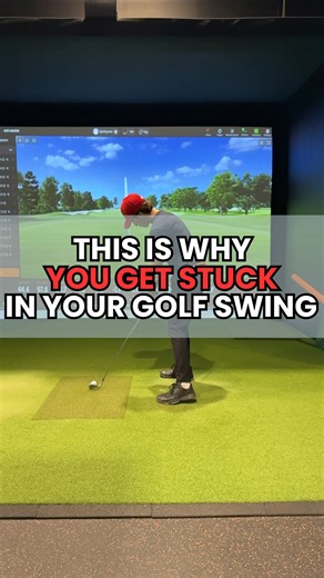 Coach Ryan Robillard on Instagram: "If you feel like the club keeps getting stuck too far behind you in the downswing, this drill is money. 👀⛳️ A lot of golfers describe this as “trying to get the hands more in front of the chest.” But in this case, it showed up after we cleaned up some slide — now the club was coming too far from the inside. So we added a simple constraint: 👉 Alignment rod across the hips 👉 Secured with a bungee 👉 Slow, controlled half swings only The goal is to feel what i
