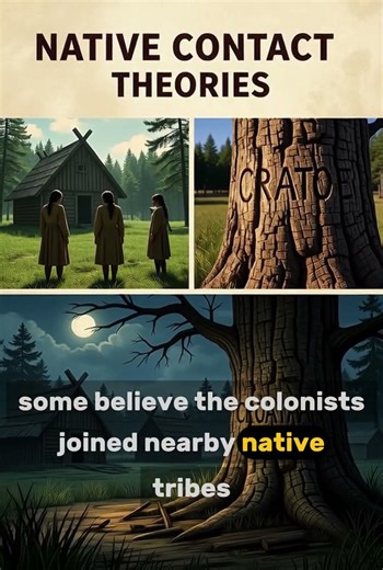 The Colony That Vanished 🌲 | Roanoke Mystery #Shorts