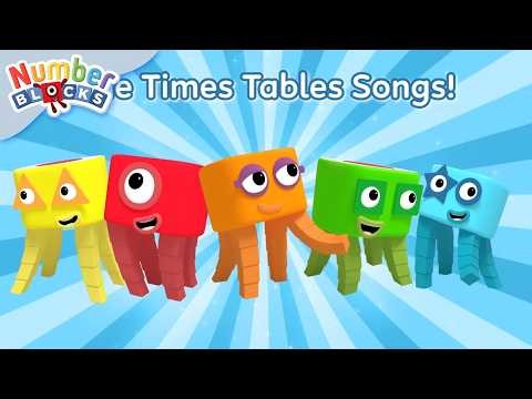 Every Times Table Song Ever! | Learn to Count for Kids Compilation | Number Cartoon | Numberblocks