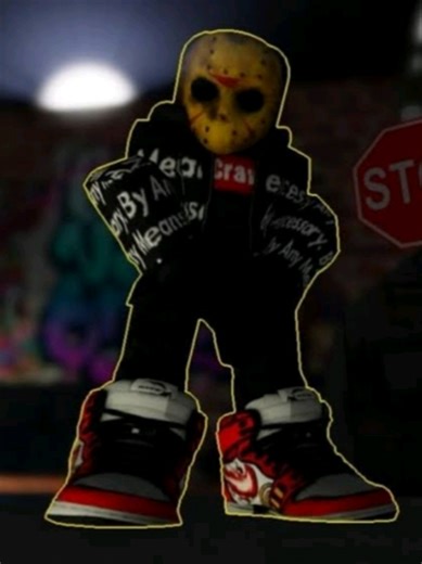 id music boombox Roblox name : Forsaken - VIP Slasher Theme ft. Jason [Official Visualizer]#boombox #forsaken #music #jason #slasher