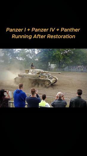Panzer I Panzer IV Panther Running After Restoration #restoration #craft #restore #tank