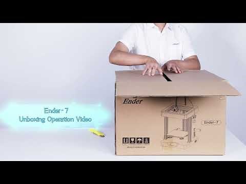 Creality Ender -7 Unboxing & Assembly