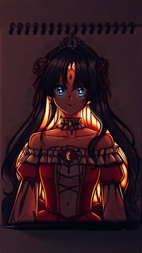 Draw Athanasia ✨ | Glowart | #art #anime #shorts #animeart #animedrawing