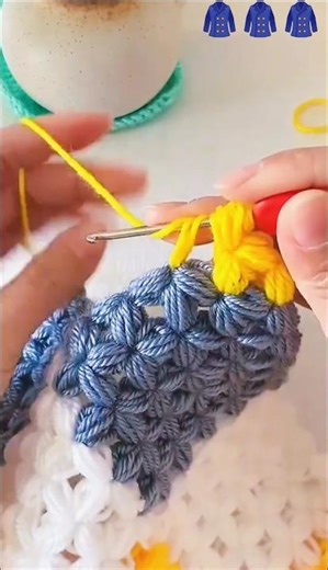 Cute Baby Sweater Tutorial 👶🧶#short #youtubeshort #crochetpatterns #