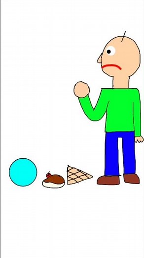 Baldi is crying for the ice cream#funny#baldi#crying#icecream