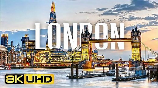 4K航拍，英国，伦敦