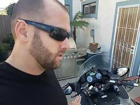 How to remove seat from Kawasaki Concours