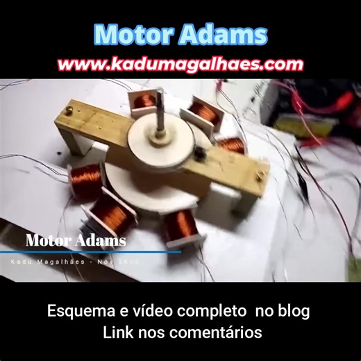⚙️ Hoje vou mostrar alguns testes com minha primeira réplica do Motor Adams, um projeto incrível que estou estudando e comparando com o motor Bedini. Falei sobre o consumo, geração de energia pelas bobinas e as anomalias que tornam esse motor tão interessante. Você também pode aprender a montar os seus! 👉 Quer entender melhor o funcionamento, ver o esquema e o circuito e o vídeo completo? Visite o blog, o link está nos comentários! 🎥 #MotorAdams #EletrônicaMaker #ProjetosEletrônicos #Maker | K