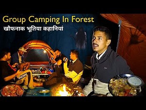 😱 Group Camping Scary Horror Stories with Friends | Campfire & Cooking | Unknown Dreamer