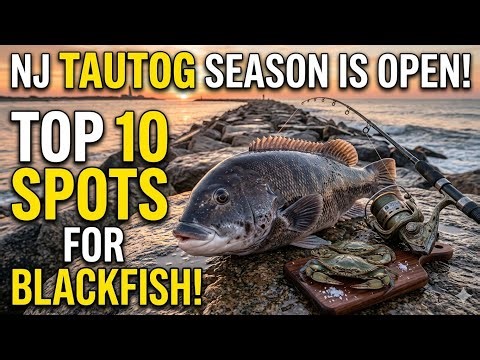 NJ Tautog Season is OPEN! Top 10 Spots for Early Spring Blackfish