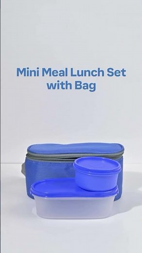 Meal prep made easy with the New Mini Meal Lunch Set with Bag! 🍱✨