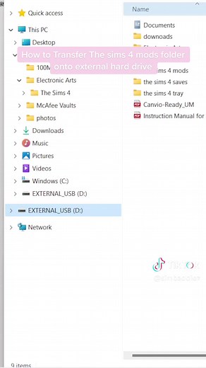 How to Move Sims 4 Mods to an External Hard Drive