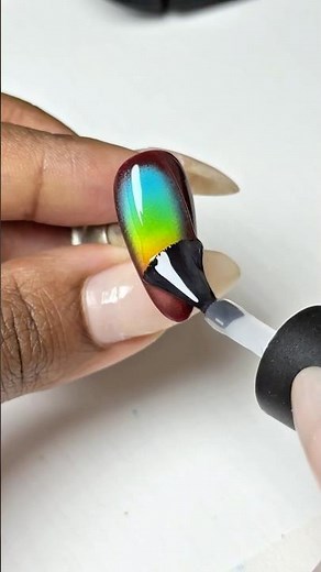 the secret to AURA nails WITHOUT an airbrush 🎨 #simplenails #nails #nailart #naildesigns #auranails