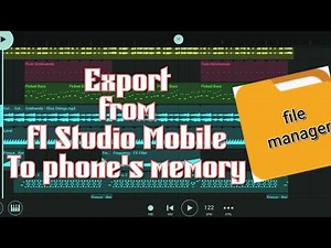 How to Export Song from Fl Studio Mobile to phone's memory