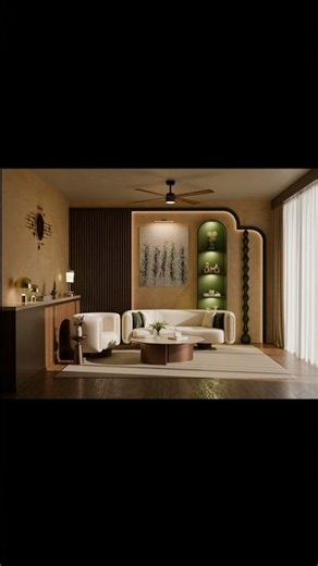 Living Room | Made in Blender | 3D Animation #shorts #blender #animation