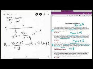 Stocks Valuation | Numerical Problems Using TI BA II Plus (Business Finance Tutorial)