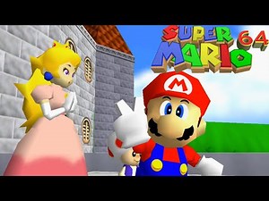Super Mario 64 Walkthrough Full Game 100% 120 Stars (N64 Version)