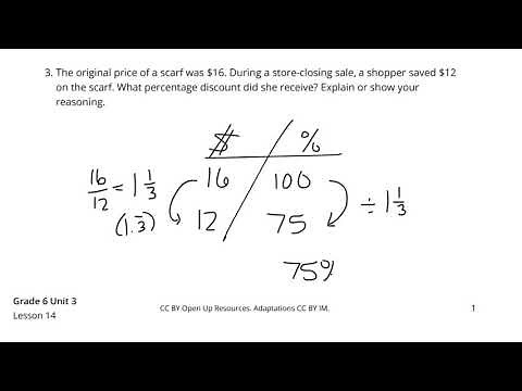 Grade 6, Unit 3, Lesson 14 Practice Problems