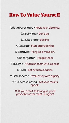 10 Ways to Value Yourself 💫 | Self-Worth Tips That Change Everything