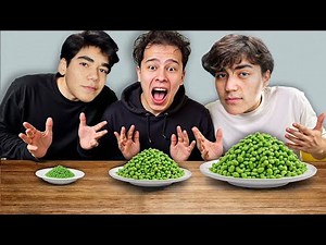 KATTA, O'RTACHA VA KICHIK OVQAT CHELENJ!!!