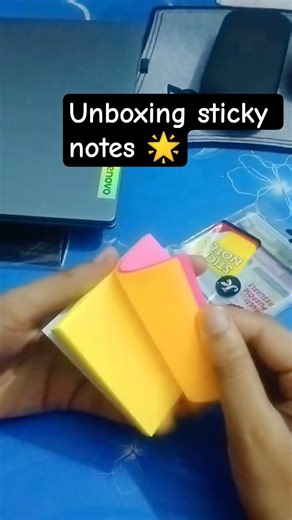 POV : Satisfying 😀sticky notes ASMR 🌟📒📒📚