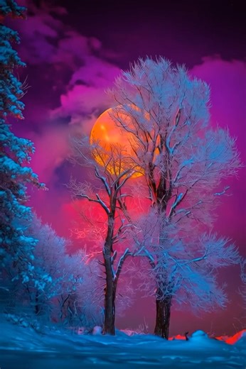 Luna Descent ❄️ | Artistic Imaginings