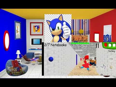 Sonic plays baldi basics