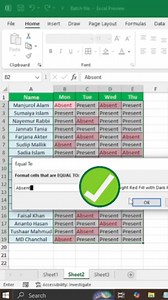 Conditional Formatting🤯🔥in Excel. #excelhacks #explorepage #dailyhacks #tipsandtricks #msexceltricks #mswordtricks #foryoupageシforyou #trendingreelsvideo #Excel #dataentryjobs | Excel Hacks