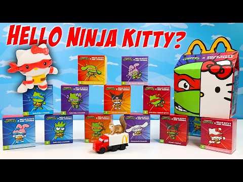 Teenage Mutant Ninja Turtles X Hello Kitty and Friends Happy Meal: The Weirdest Toy Combo Ever!