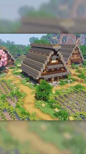 Japanese Farming Village | Minecraft Short