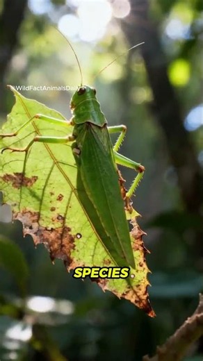 Did You Know This Insect Looks Exactly Like a Leaf? 😳