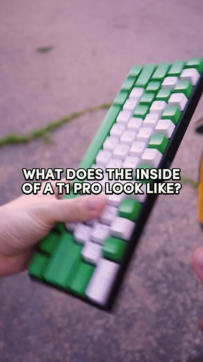 Lets cut this keyboard in half. | keyboard