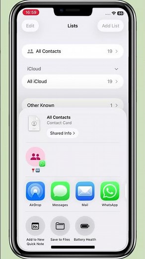 Export iPhone Contacts in Seconds
