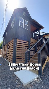 Would you live in this #tinyhouse near the beach? 🏡 More pics & info in comments! #housetour #beachhouse #hometour #tinyhome | Dream Big Live Tiny Co.