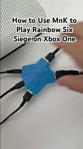 How to Use MnK Adapter to Play R6S on Xbox One #xbox #xboxone #xboxgaming #r6s #rainbowsixsiege