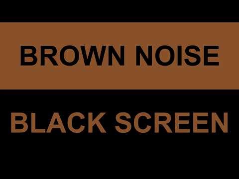 Brown Noise for Deep Sleep | Black Screen | 10 Hours