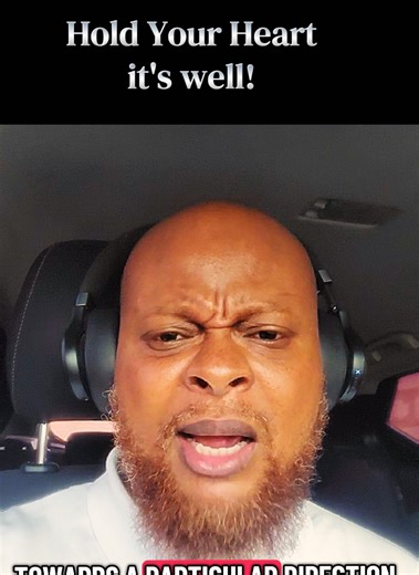 Don't worry, hold your heart . It's well . God's purpose is about to menifes. #random #pray #motivation #destiny