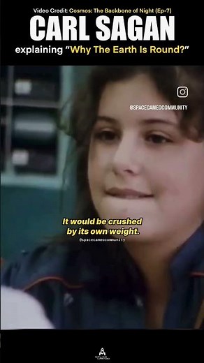 Carl Sagan - Why The Earth Is Round? #carlsagan #science