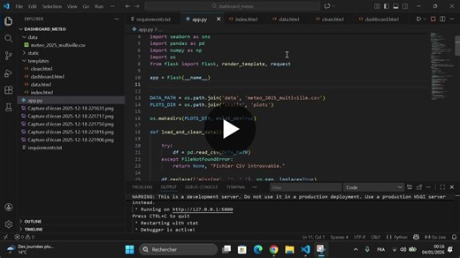 #application #analyser #visualiser #csv #data #numpy #pandas #nettoyage #données #connecter #python #web #python #fullstack #datascience #dataanalytics #html #flask #numpy #webdevelopment #uemf | Zakaria Ech-chafi
