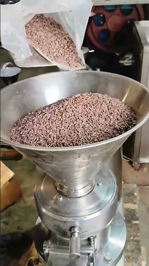 Industrial Chocolate Production: Grinding Cocoa Beans with a Colloid Mill