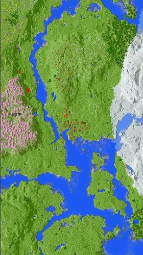 Minecraft world layer by layer