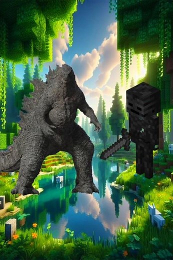 Godzilla vs Minecraft