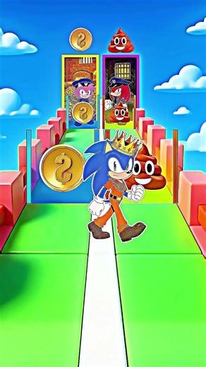 Sonic vs Shadow Jail Break! 💰 Rich or Poor Path?